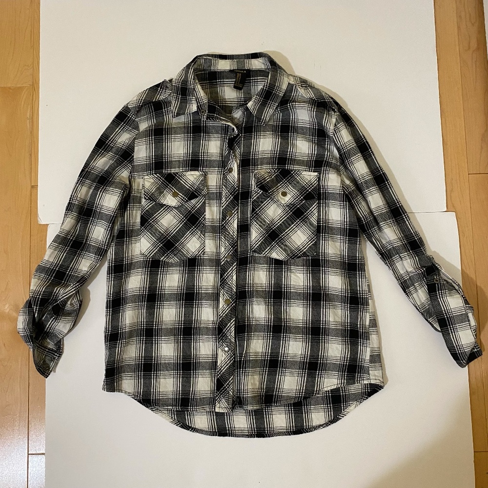 flannel pajama, forever 21, Medium